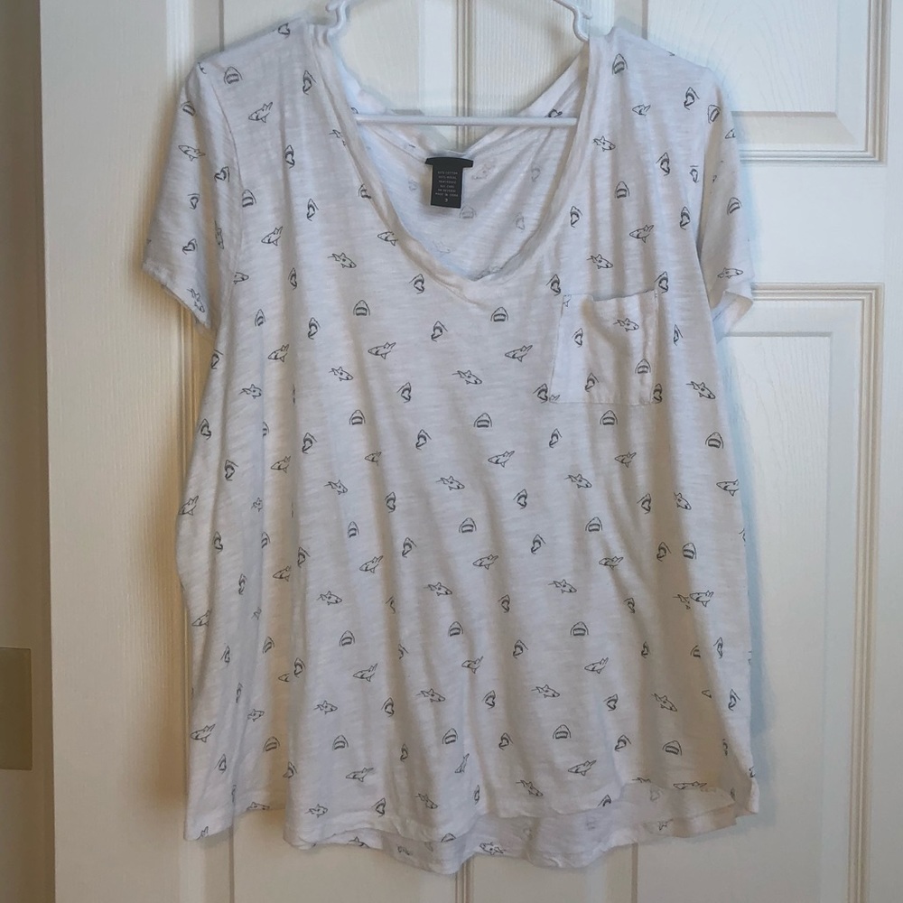 Torrid Shark Print Tee 🦈